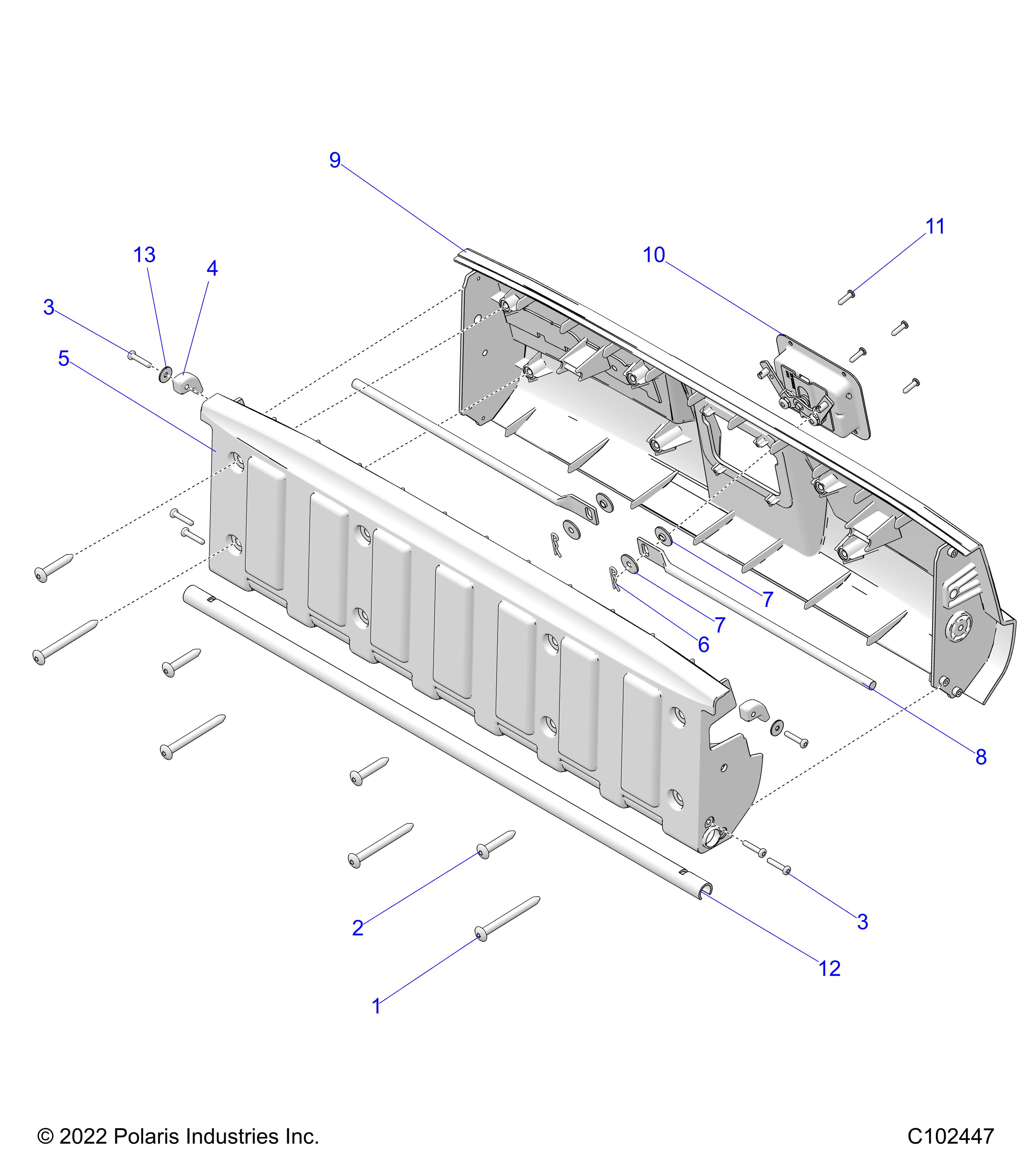 BODY, TAILGATE - A23SWE57F1/S57C1/C2 (C102447)