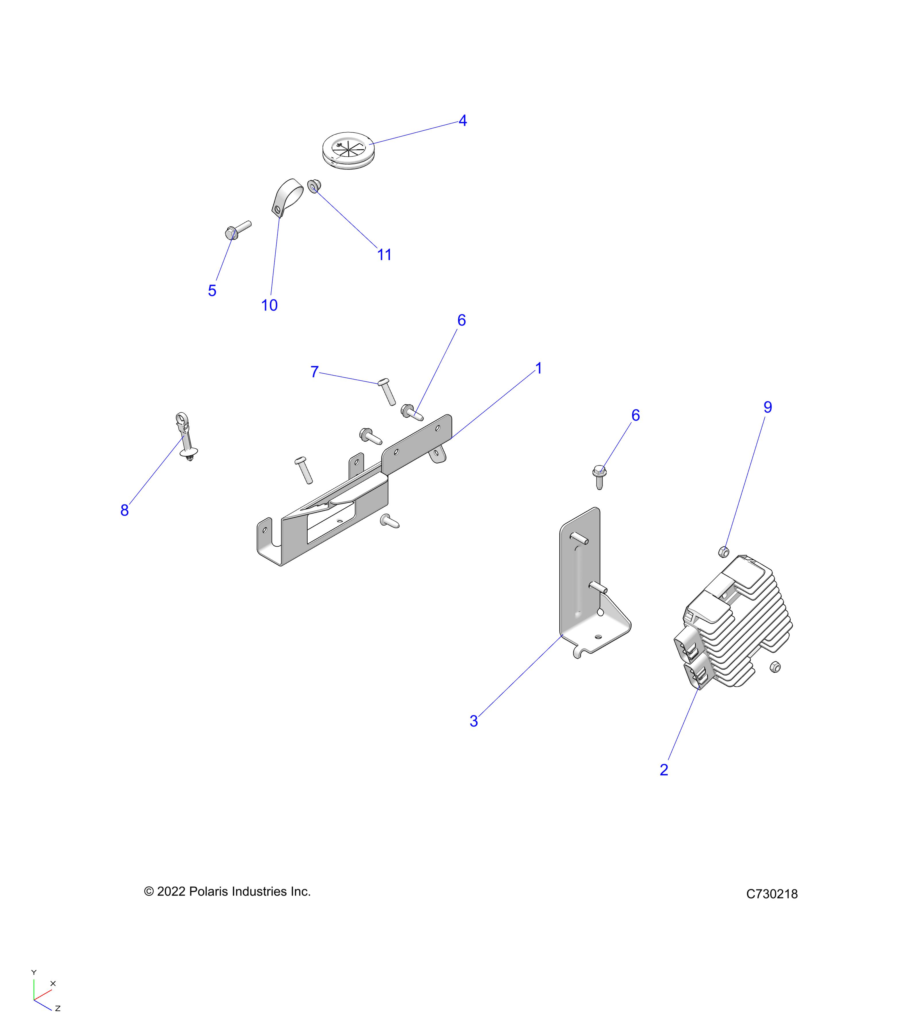 ELECTRICAL, WIRE HARNESS, COMPONENTS - R25MAA57L1 (C730218)