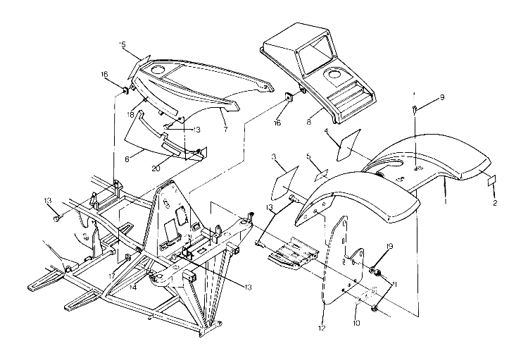 Front Cab Assembly (4915951595001A)