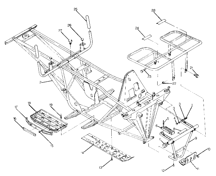 Frame Assembly with Racks (4915951595003A)