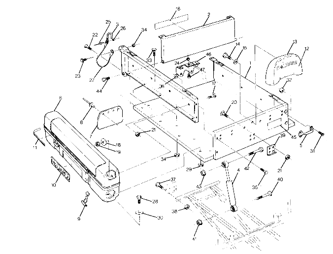 Utility Dump Box Assembly (4915951595013A)