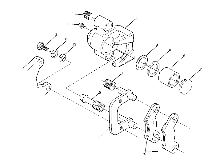 Middle Brake Assembly (4915951595019A)