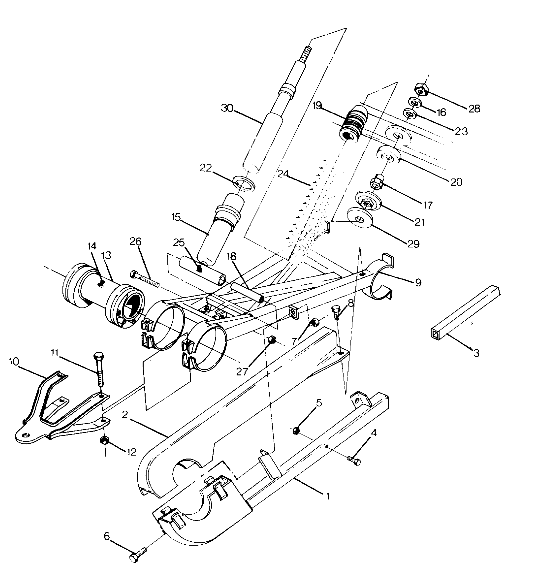 Swing Arm Weldment (Rear) (4915951595027A)