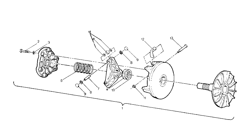 Drive Clutch Assembly (4915951595028A)