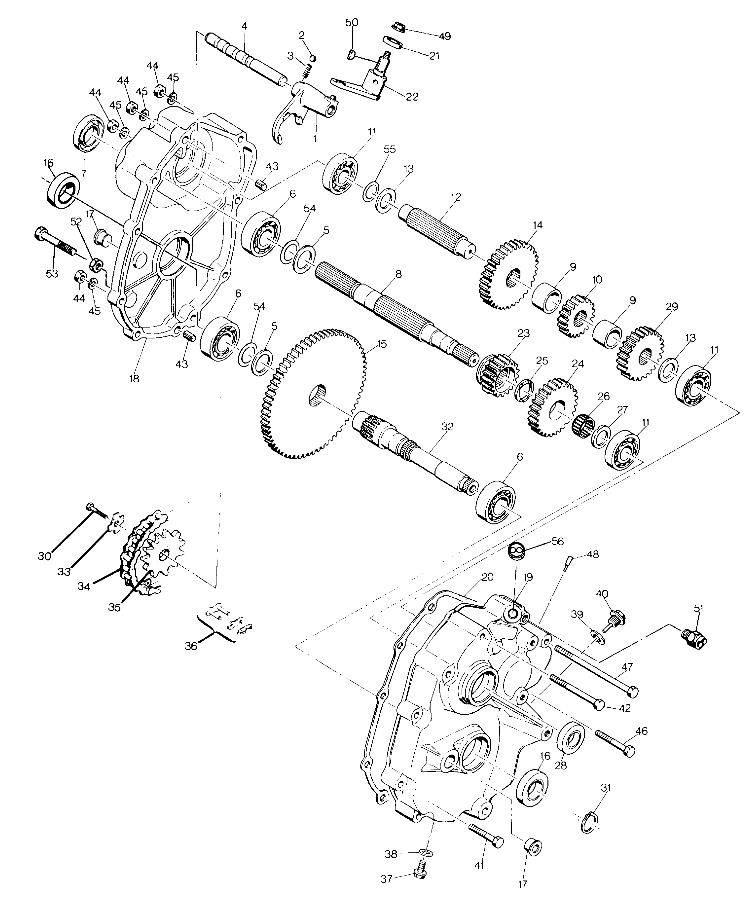 Gearcase Assembly (4915951595029A)