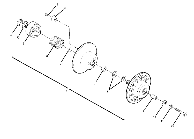 Driven Clutch Assembly (4915951595031A)