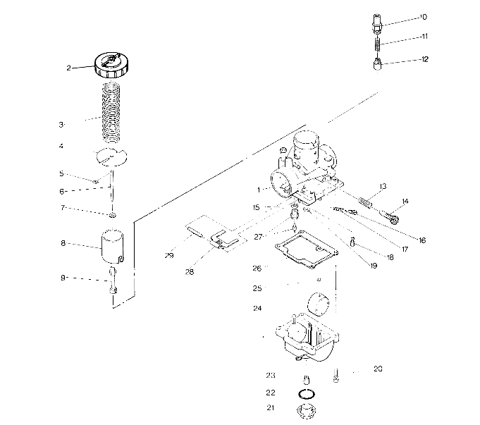 Carburetor Assembly (4915951595039A)