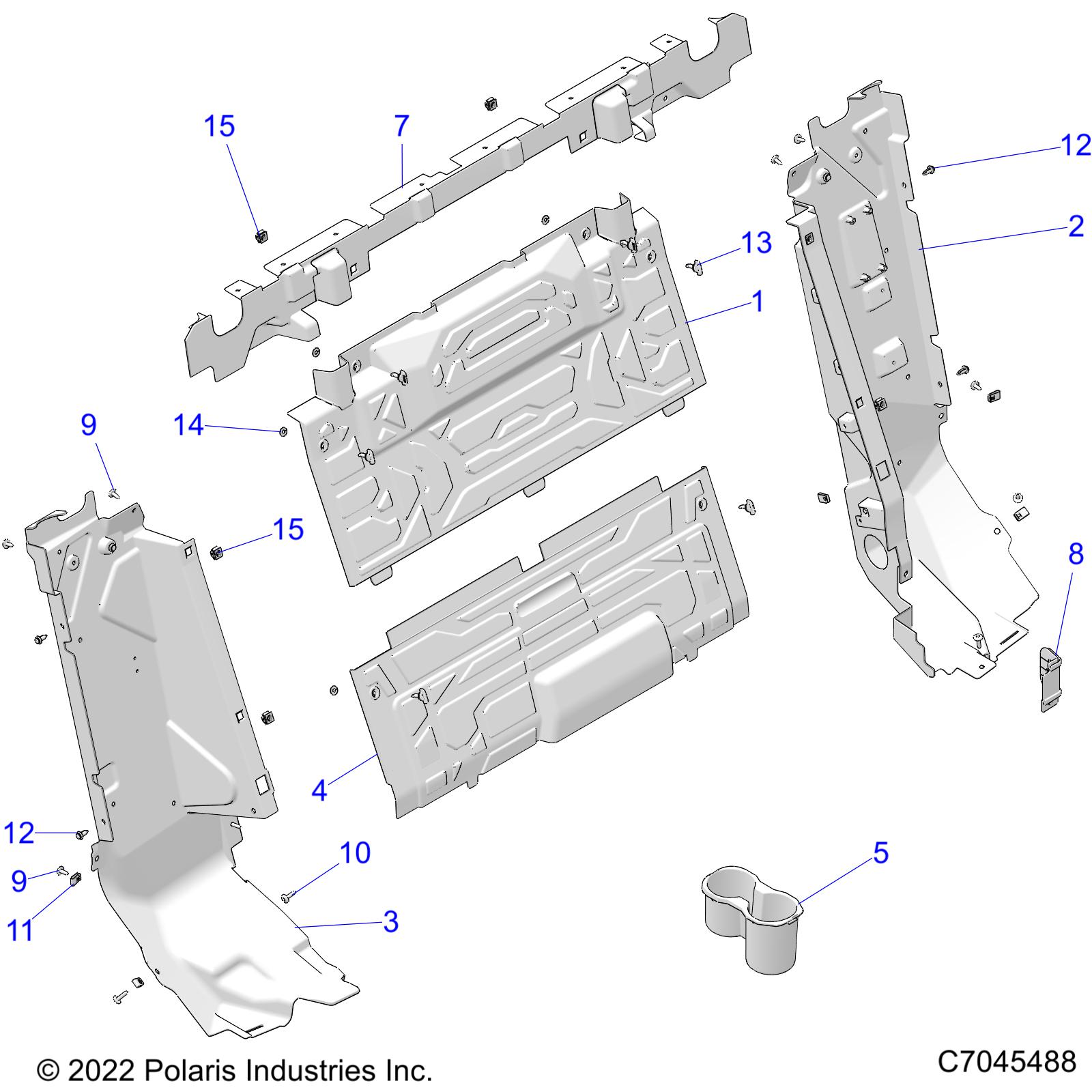 BODY, REAR CLOSEOFF - Z22MAU92AP/BP (C7045488)