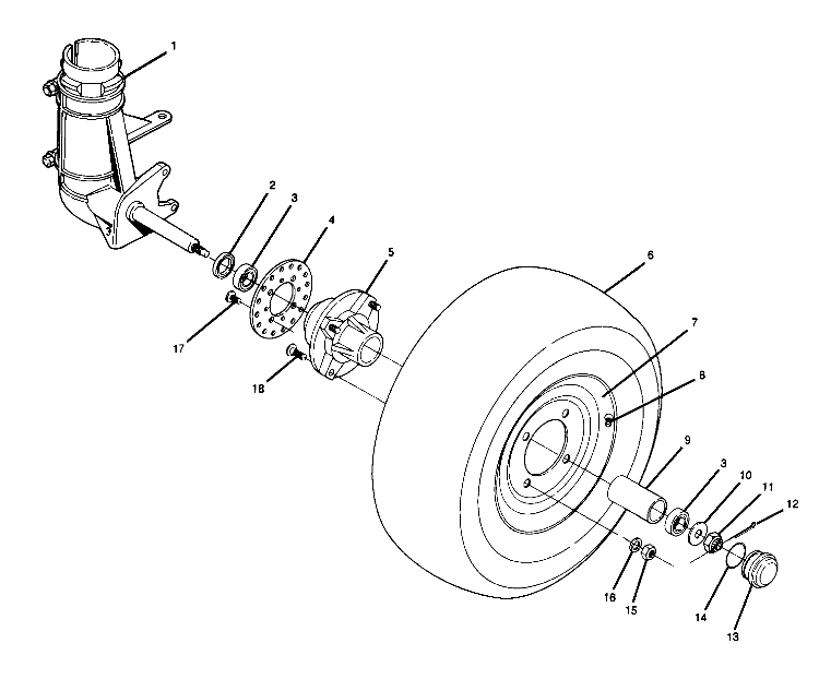 Front Wheel Assembly (4916331633015A)