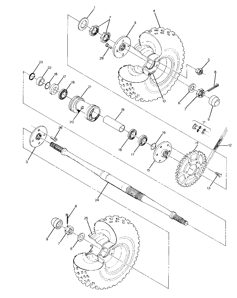 Real Wheel Drive Assembly (4916331633017A)