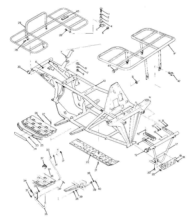 Frame Assembly with Racks (4916341634003A)