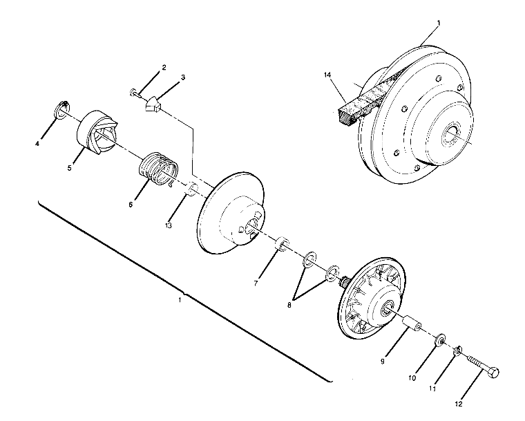 Driven Clutch Assembly (4916351635029A)