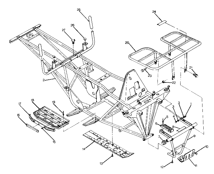 Frame Assembly with Racks (4916361636003A)