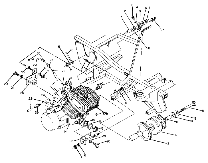 Engine Mounting (4916361636006A)