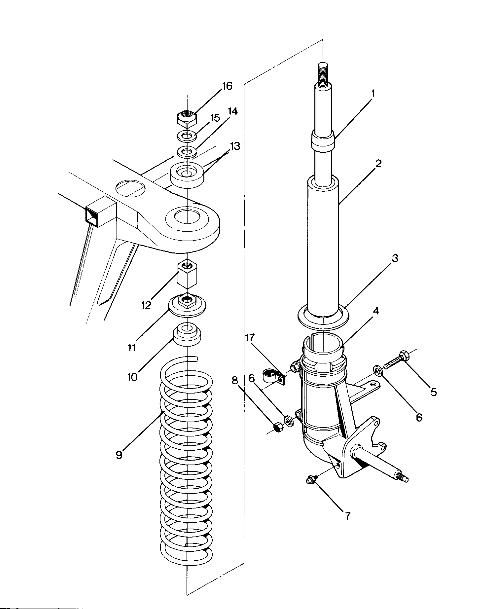 Front Strut Assembly (4916361636010A)