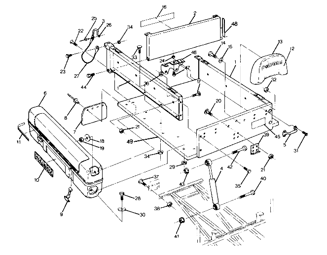 Utility Dump Box Assembly (4916361636013A)