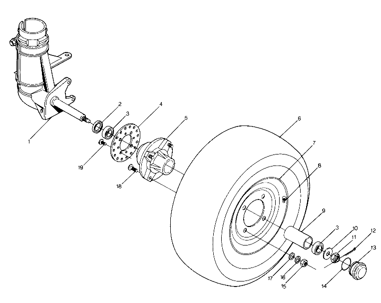 Front Wheel Assembly (4916361636017A)