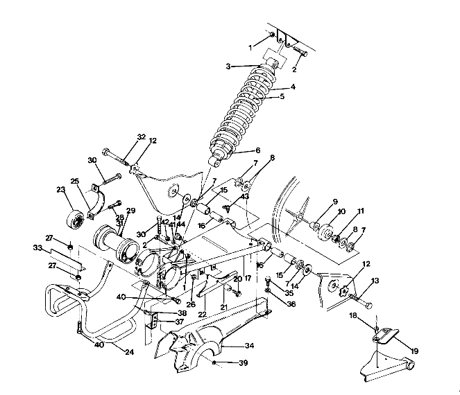 Swing Arm Weldment (Middle) 4X6--Updated 4/89 (4916361636026A)