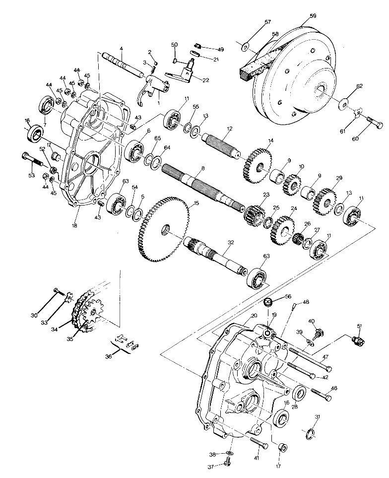 Gearcase Assembly (4916361636029A)