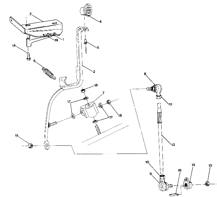 Shift Linkage Assembly 4X6--Updated 4/89 (49173717370016)