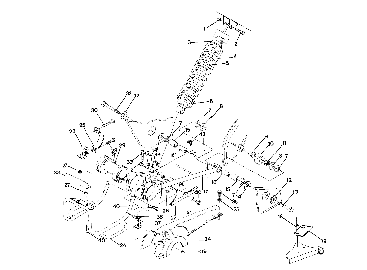 Swing Arm Weldment (Middle) 4X6--Updated 4/89 (49173717370026)