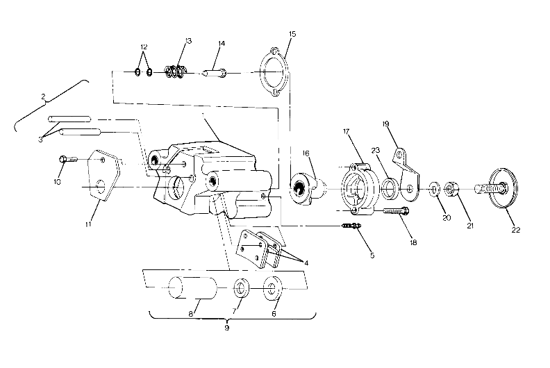 Rear Brake Assembly 4x6-Updated 4/89 (49173717370035)