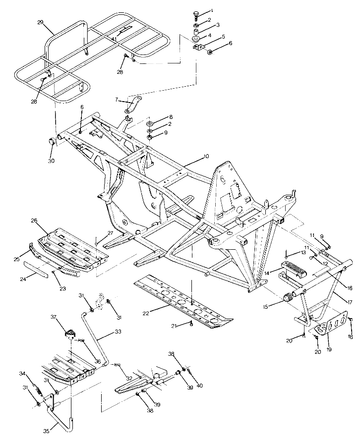 Frame Assembly with Racks (4917711771003A)