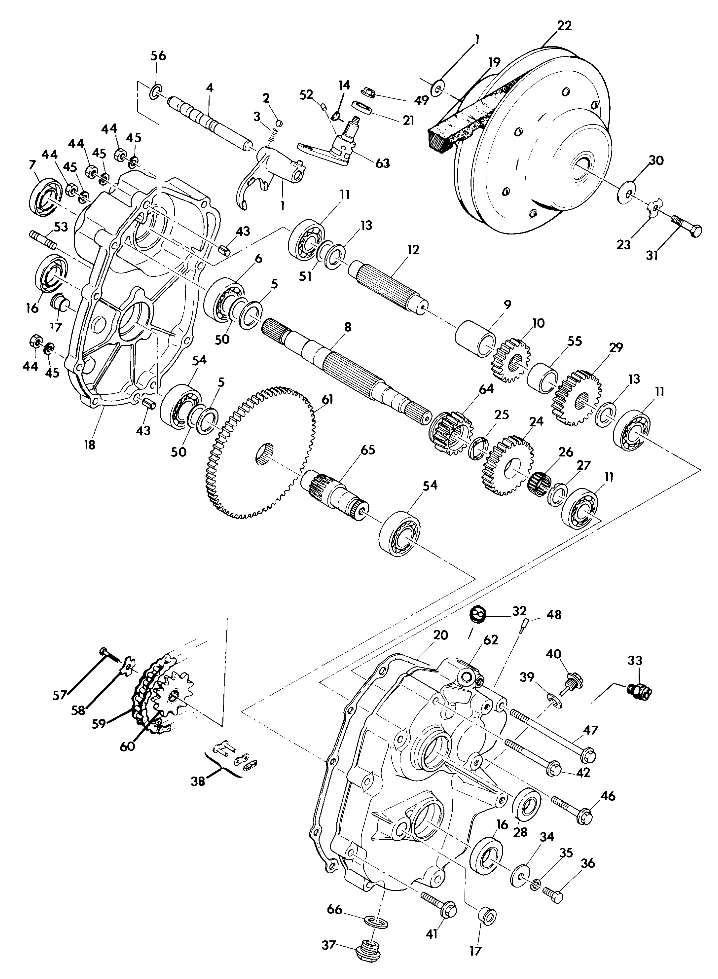 Gearcase Assembly (4917711771025A)