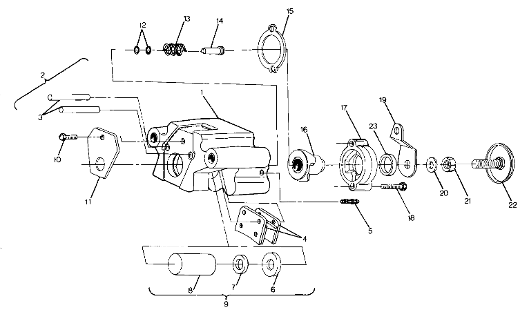 Rear Brake Assembly (4917711771030A)