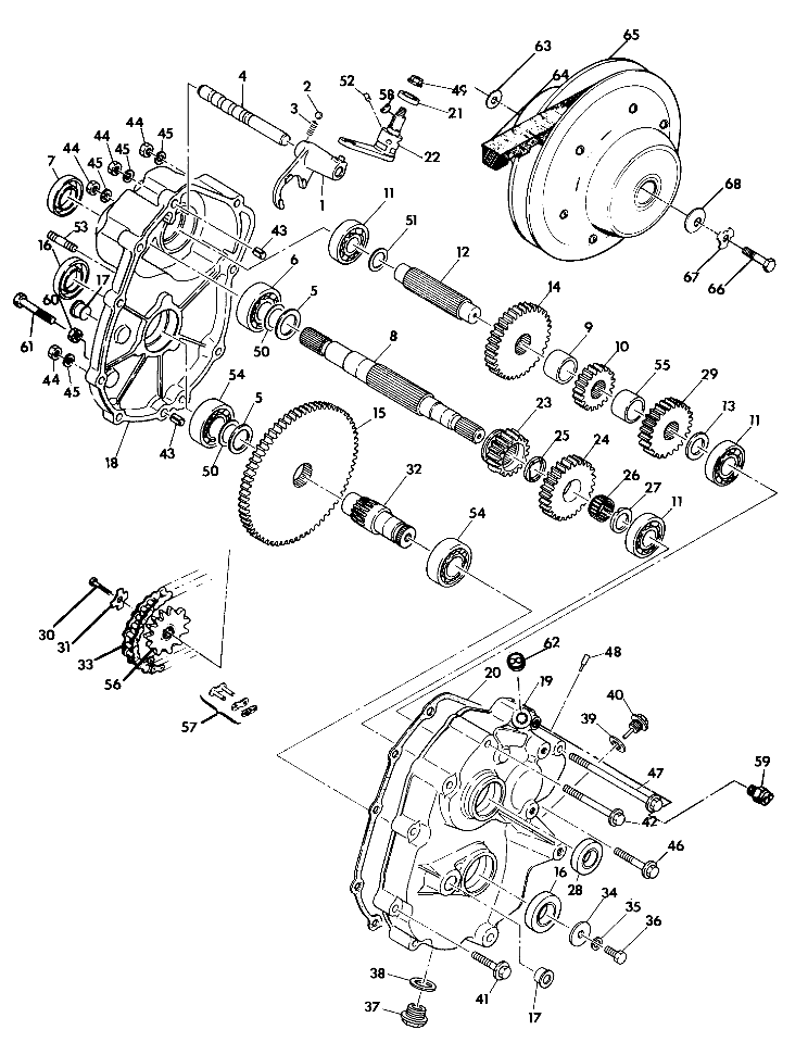 Gearcase Assembly (4917721772025A)