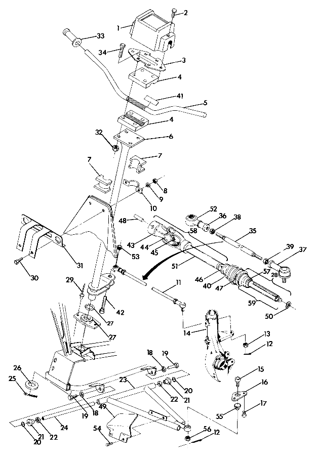 Steering Assembly Updated 5/90 (4917731773015A)