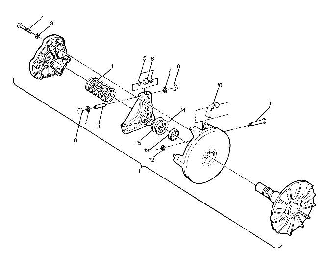 Drive Clutch Assembly (4917731773028A)