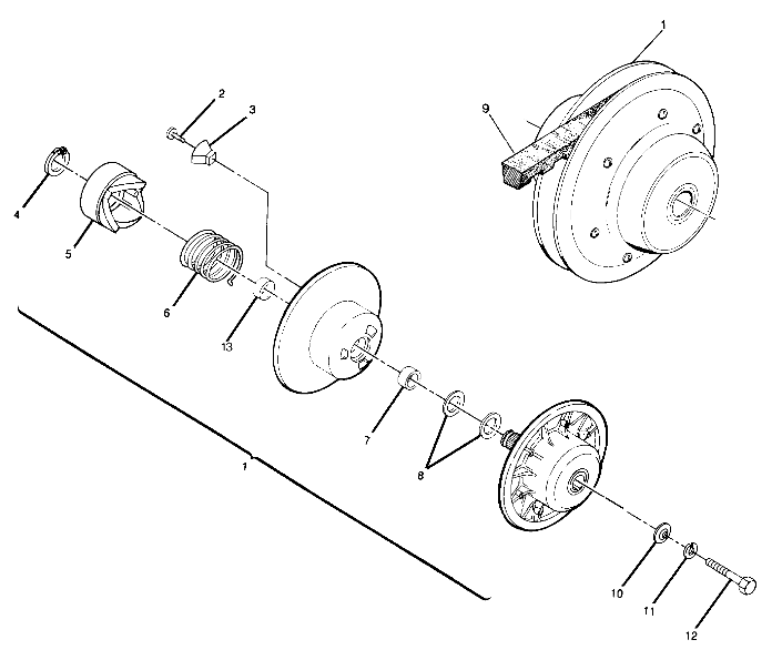 Driven Clutch Assembly (4917731773029A)