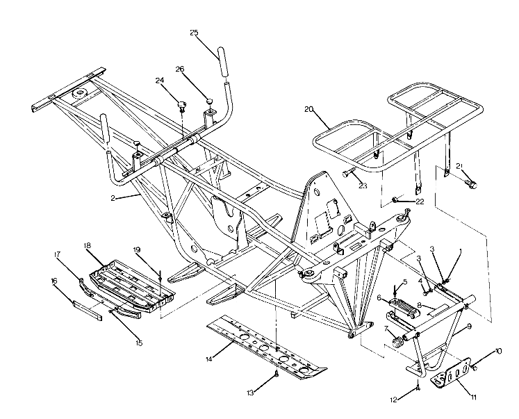 Frame Assembly with Racks (4917741774003A)