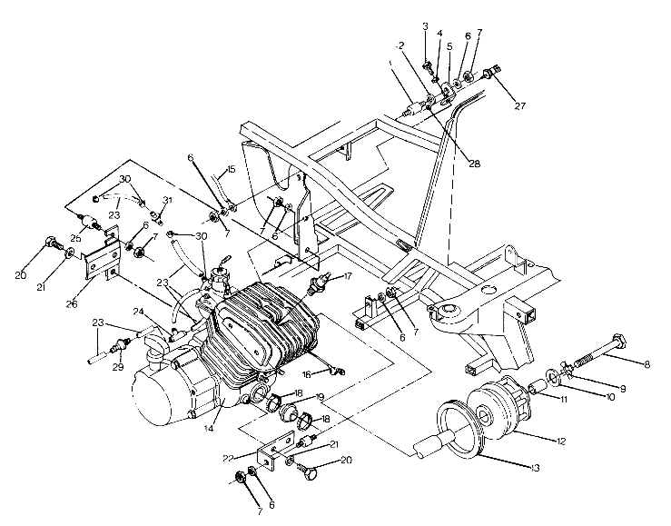 Engine Mounting (4917741774006A)