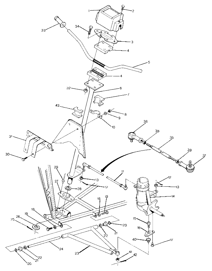 Steering Assembly Updated 5/90 (4917741774011A)