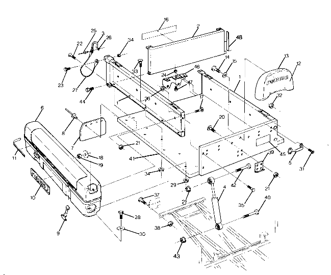 Utility Dump Box Assembly (4917741774013A)