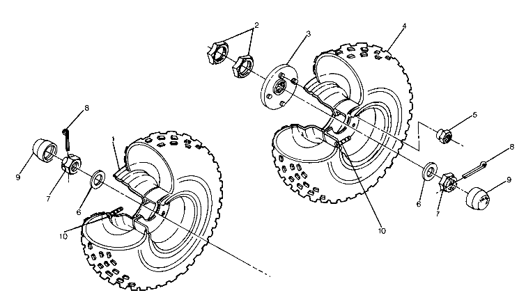 Middle Wheel Assembly (4917741774020A)