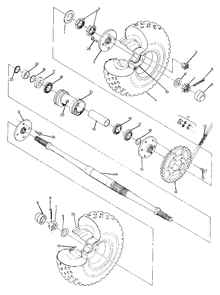 Rear Wheel Drive Assembly (4917741774021A)