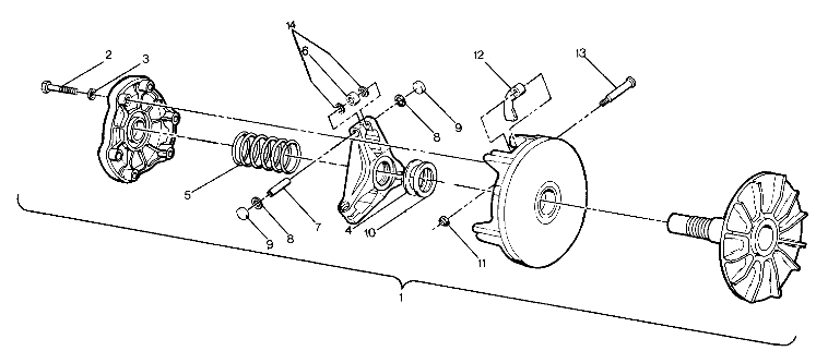 Drive Clutch Assembly (4917741774028A)