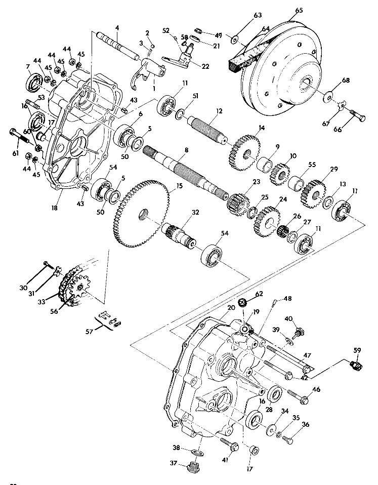 Gearcase Assembly (4917741774029A)