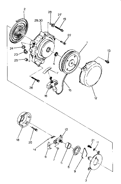 Recoil Starter Assembly (4917741774042A)