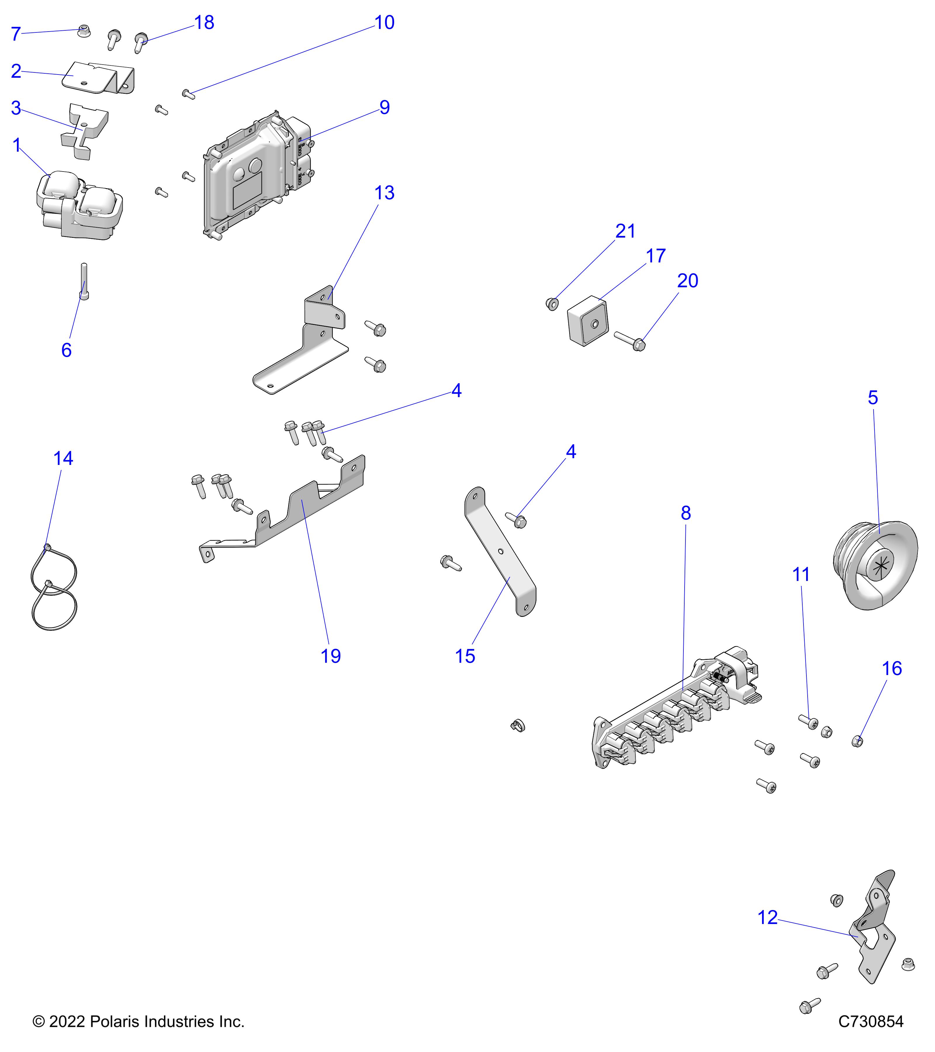 ELECTRICAL, WIRE HARNESS, COMPONENTS - (R23RSY99/RS199/A9/AJ/AK/AX/B9/BJ/BK/BX) (C730854)