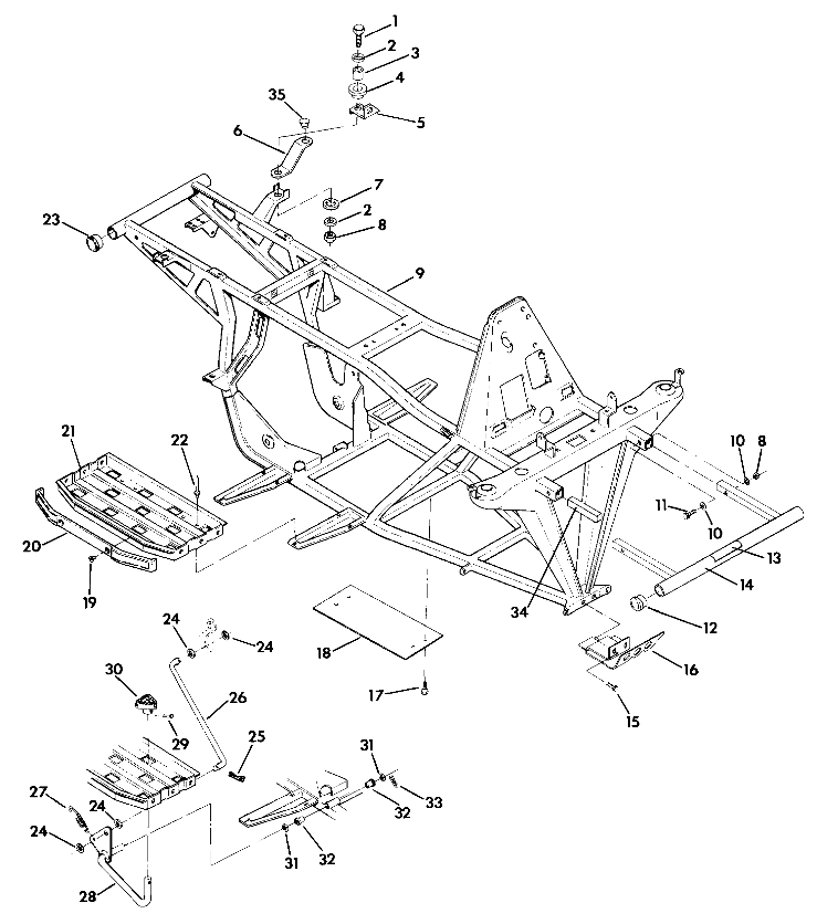 Frame Assembly with Racks (4918411841003A)