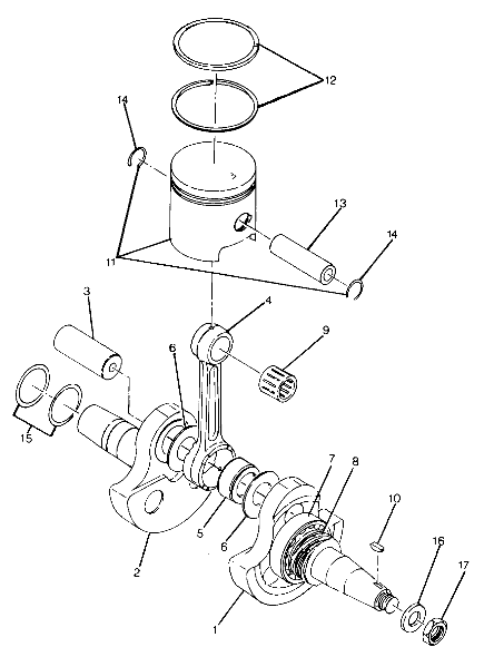 Crankshaft and Piston Assembly (4918411841033A)