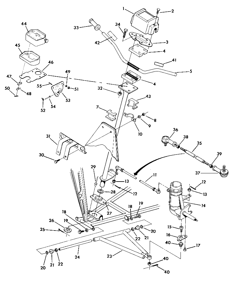 STEERING ASSEMBLY 350 2X4 (4918531853011A)