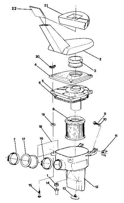 AIR BOX ASSEMBLY  350 2X4 (4918531853015A)