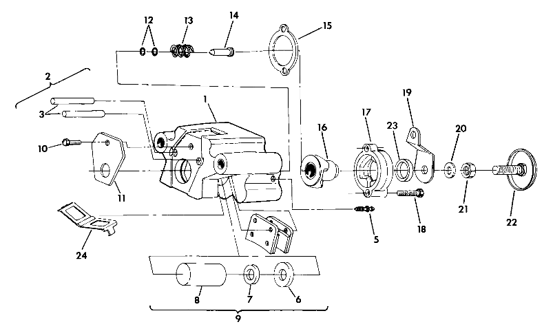 REAR BRAKE ASSEMBLY   350 2X4 (4918531853021A)