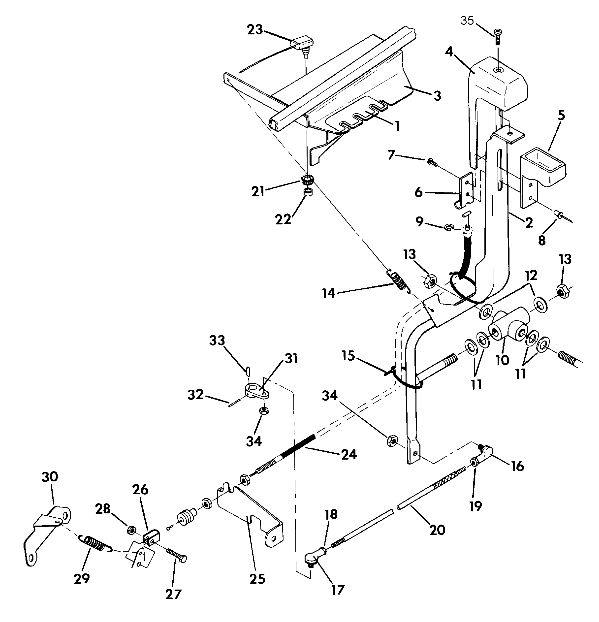 SHIFT LINKAGE ASSEMBLY 350 2X4 (4918531853032A)