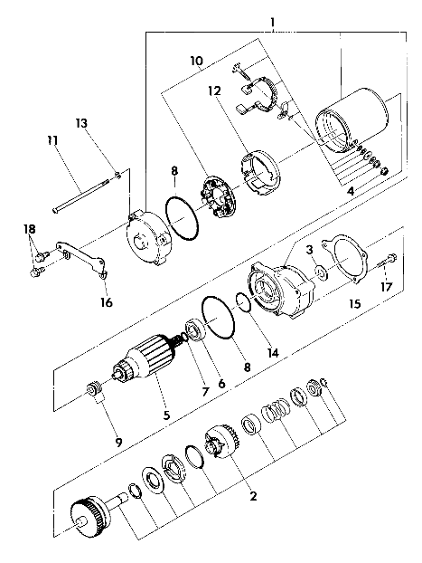 Starting Motor Assembly (4918531853040A)